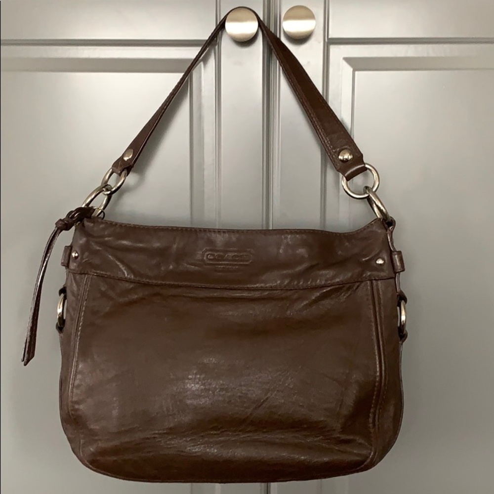 Coach Purse - Full grain leather, brown